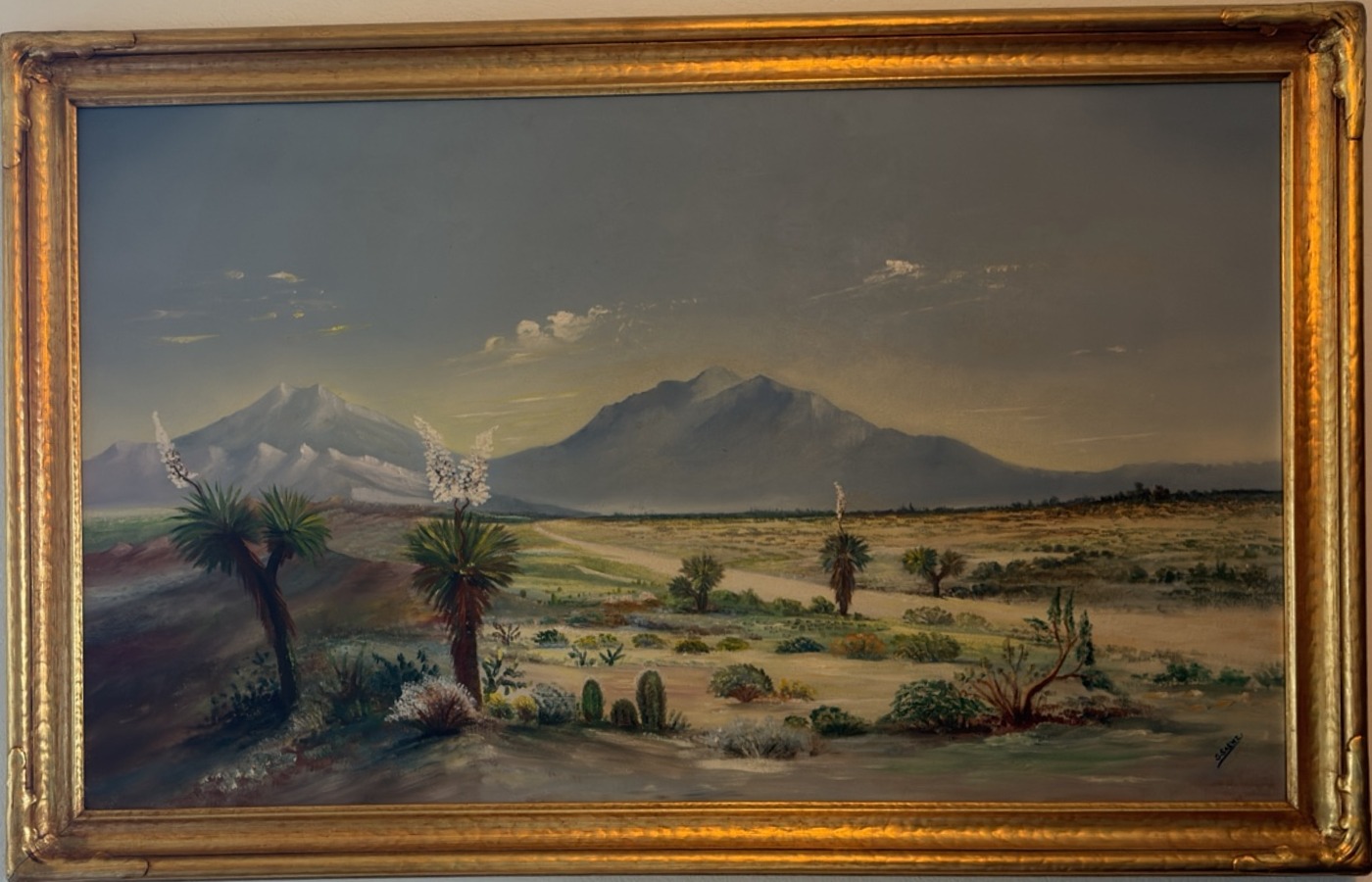 Untitled El Paso Desert Landscape, Collected Southwestern Works, by Hal Marcus · Bill Rakocy · Diego “Robot” Martinez · Saenz